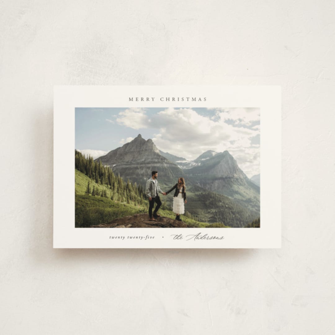 "Scenic" - Holiday Cards in Snow by Nicole Walsh - Front