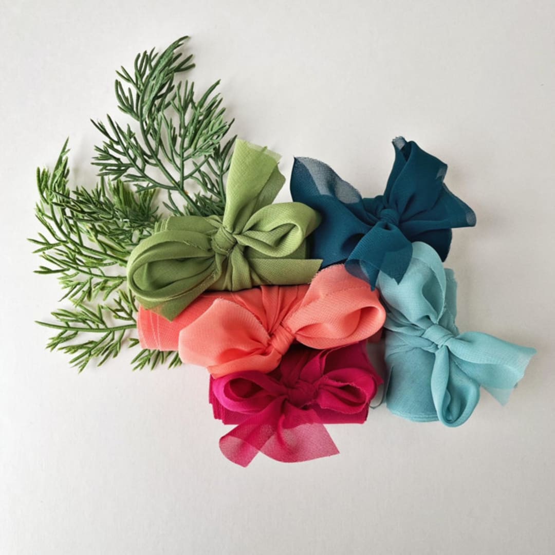 MidCentury Modern Ribbon SET of 5