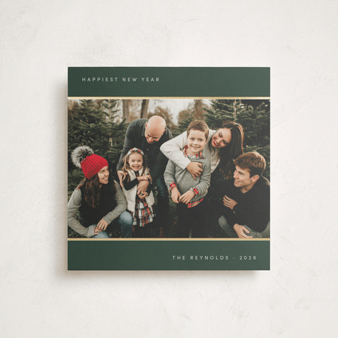 "minimal lines" - Holiday Cards in Pine by Dana Duricekova - Front