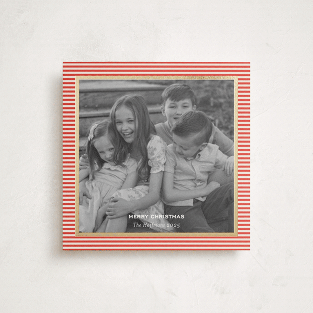 "Spirit" - Holiday Cards in Ruby by Annie Shapiro - Front
