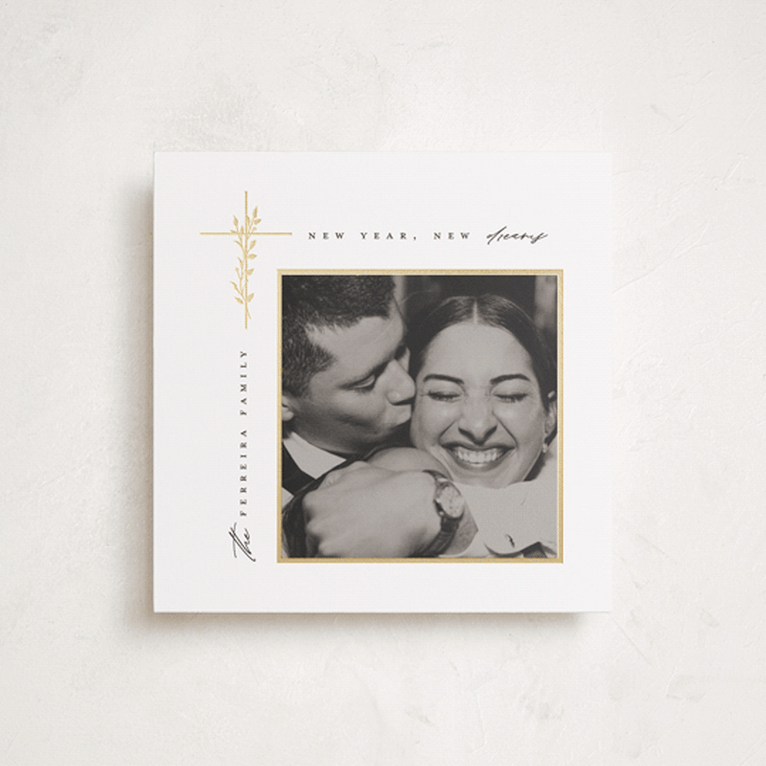 "Framed in Light" - Holiday Cards in Winter by Ana de Sousa - Front