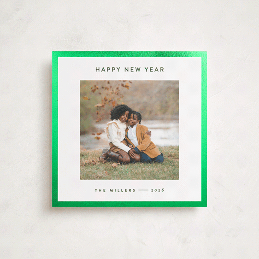 "square" - Holiday Cards in Spruce by JoAnn Jinks - Front