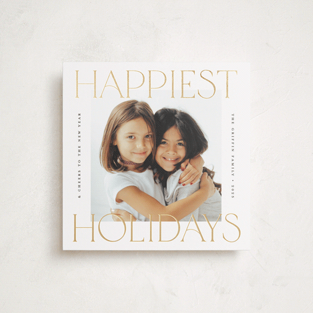 "Equilateral" - Holiday Cards in Snow by Pink House Press - Front