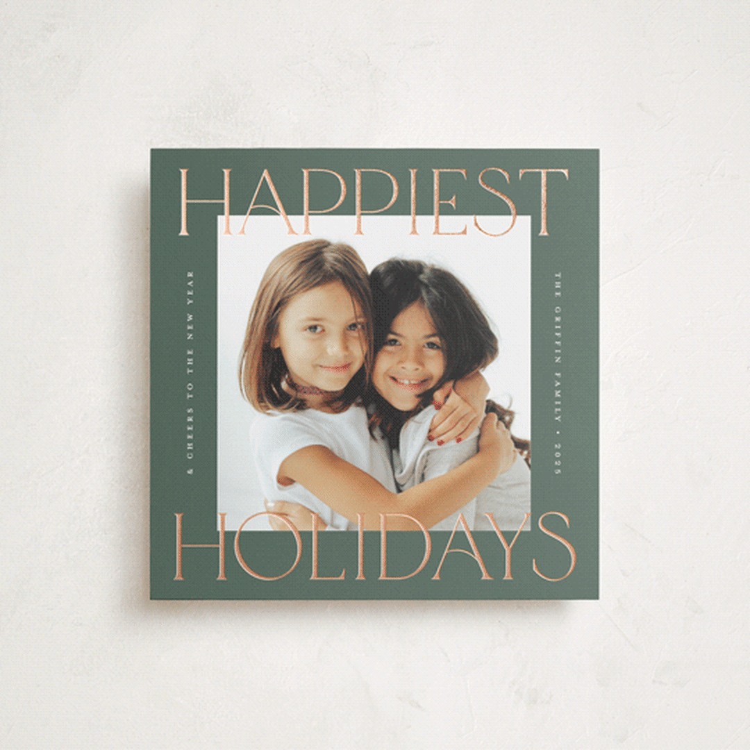 "Equilateral" - Holiday Cards in Fir by Pink House Press - Front