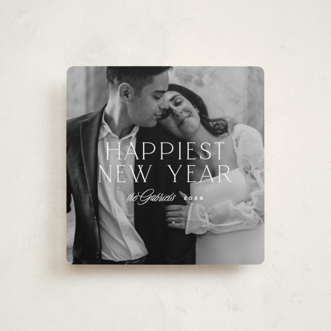 "balance center" - Holiday Cards in Snow by JoAnn Jinks - Front