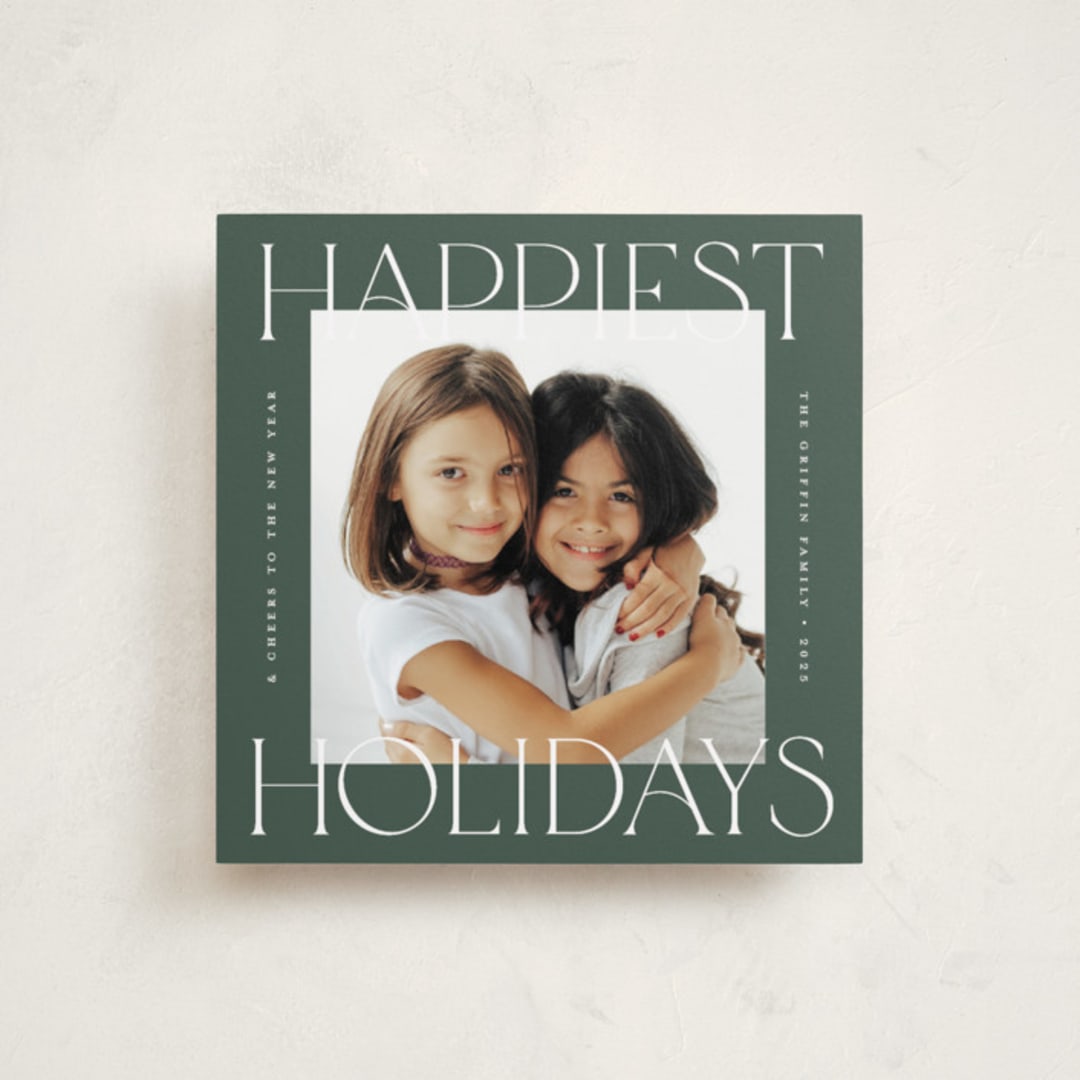 "Equilateral" - Holiday Cards in Fir by Pink House Press - Front