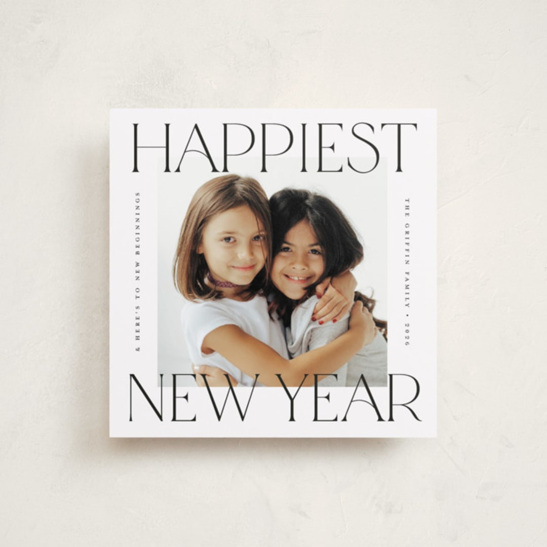 "Equilateral" - Holiday Cards in Snow by Pink House Press - Front