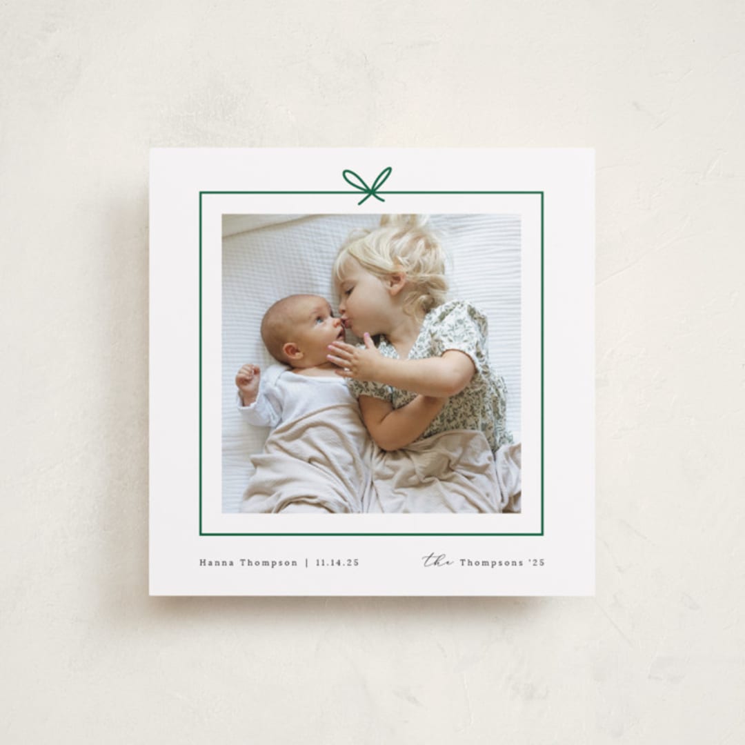 "Christmas Present" - Holiday Cards in Fir by Ghazal Ali - Front
