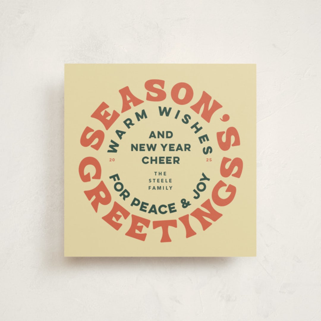 "encircled" - Holiday Cards in Mistletoe by Carrie Moradi - Front