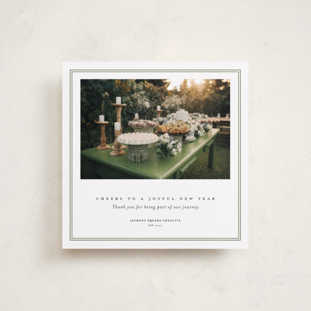 "Imora" - Holiday Cards in Pine by Adelyn T. - Front