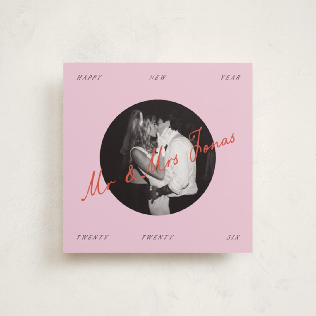 "Our Song" - Holiday Cards in Strawberry by Claudia Orengo - Front