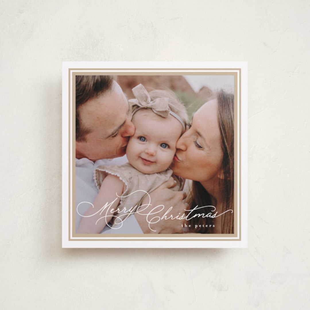 "Goldie" - Holiday Cards in Snow by Tamara Hilje - Front