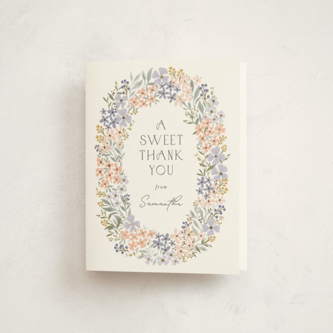 "garden path" - Baby Shower Thank You Cards in Meadow by Karidy Walker - Front