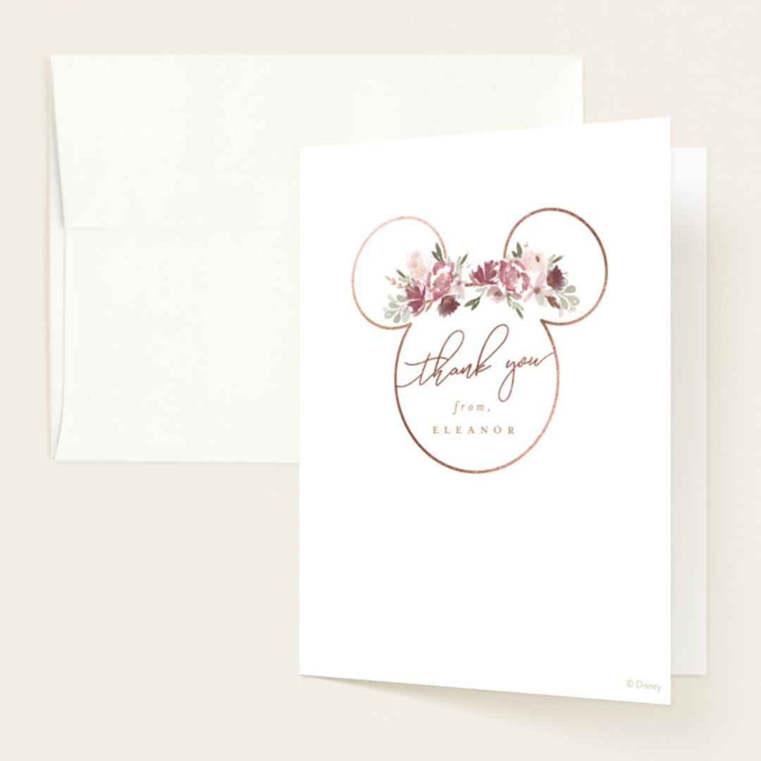 Floral Disney's Minnie Mouse