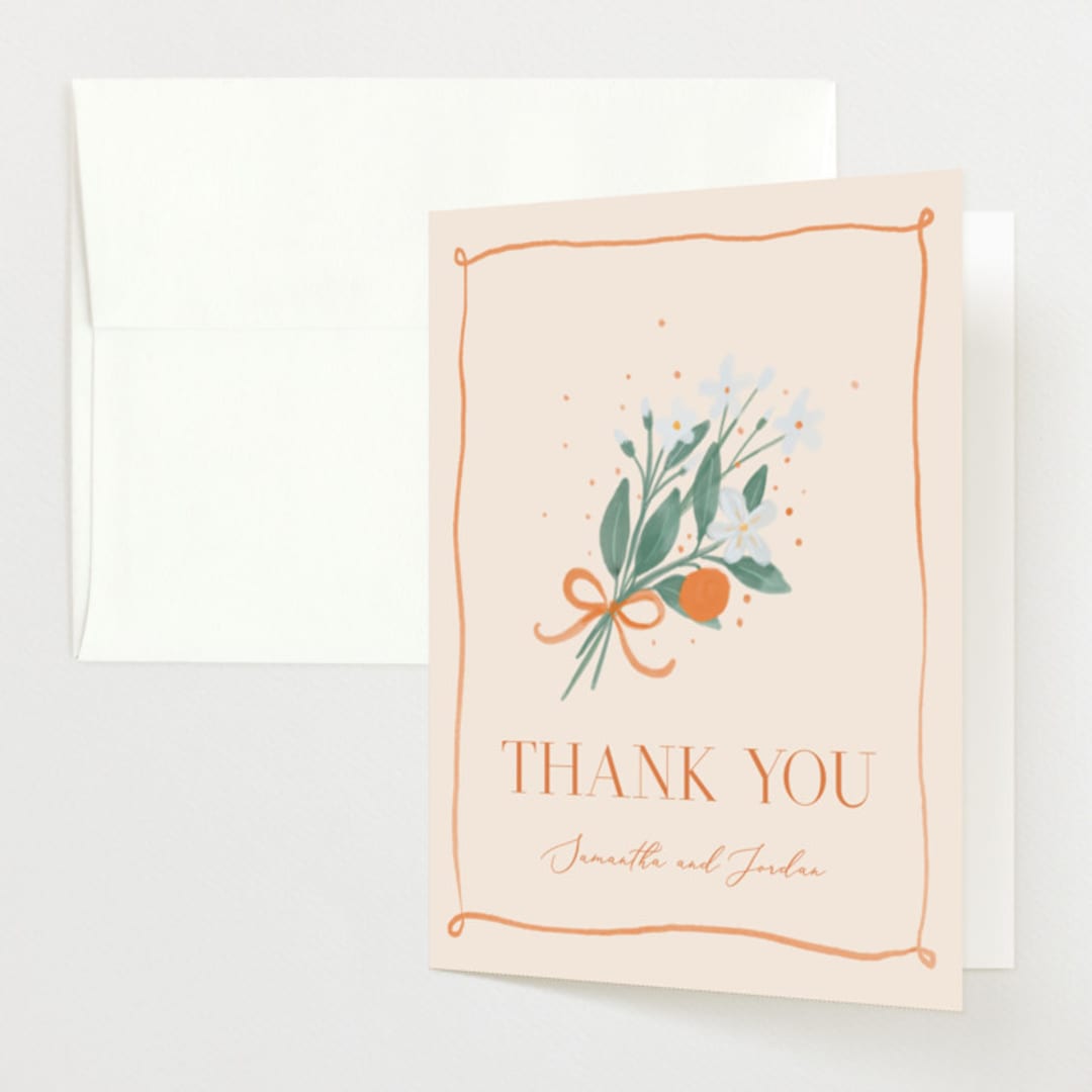 "Cutie Frame" - Baby Shower Thank You Cards in Cream by frau brandt - Front