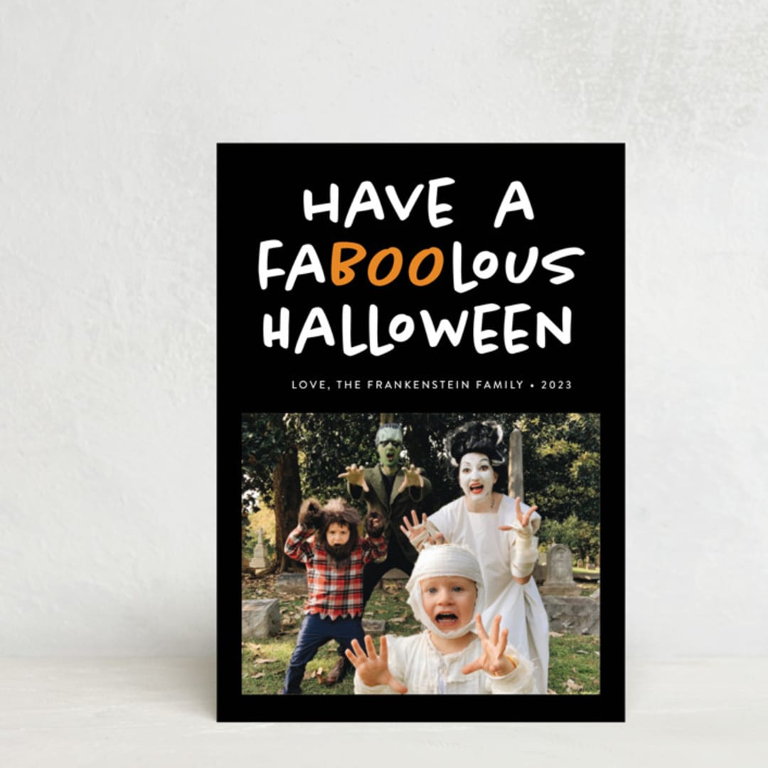 "Faboolous" - Halloween Cards in Cauldron by Heather Schertzer - Front