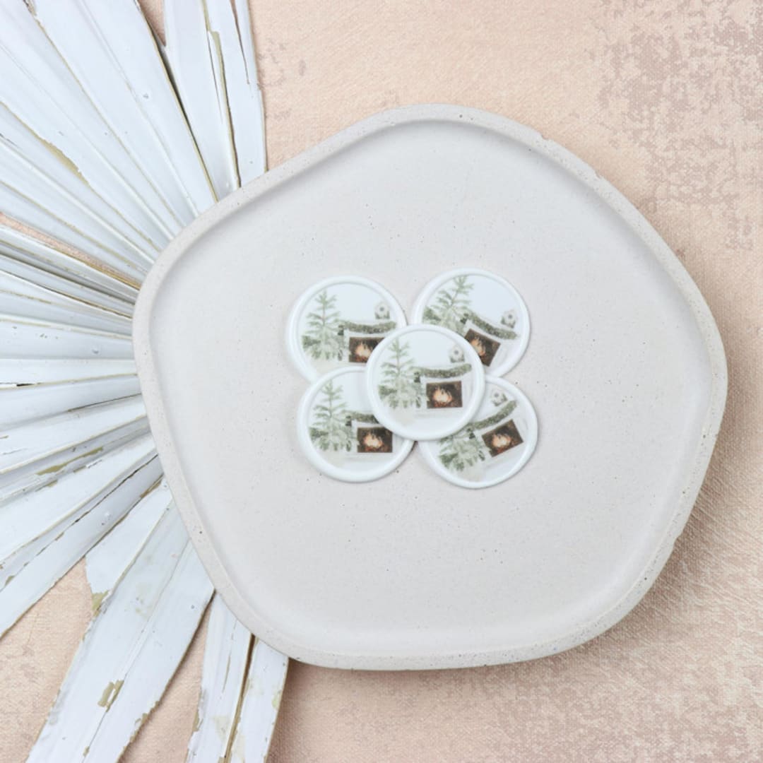 Fireplace Holiday Wax Seals | Set of 50