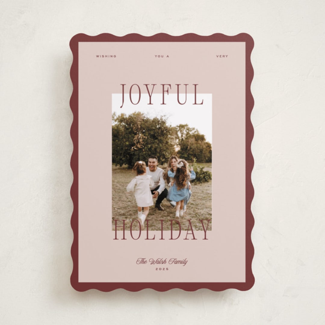 "Cranberry Sauce" - Holiday Cards in Cranberry Sauce by Blustery August - Front