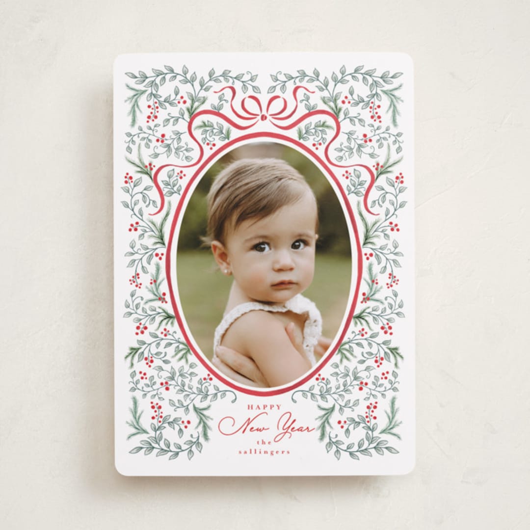 "Charming" - Holiday Cards in Cherry by Tamara Hilje - Front