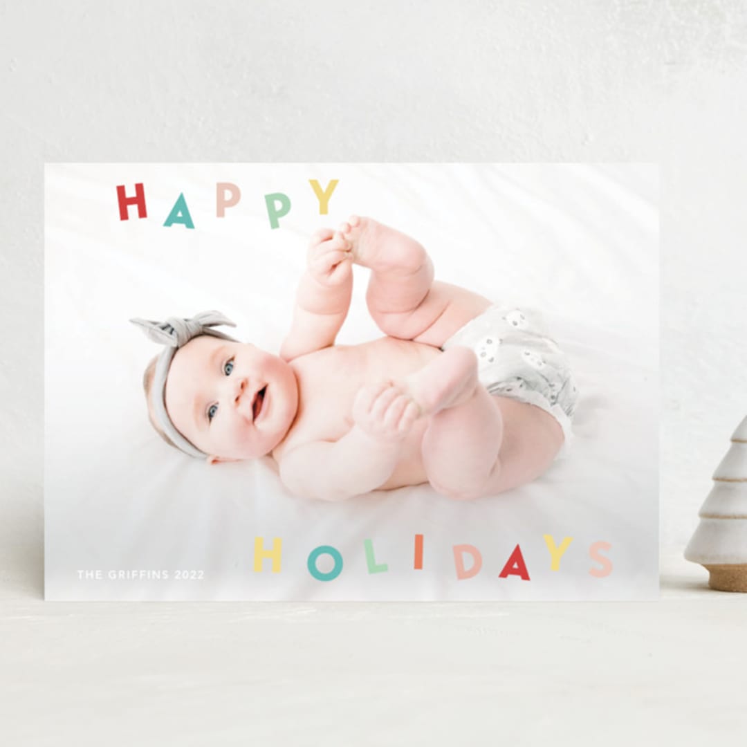"Dancing holidays" - Holiday Cards in Gumdrops by Yaling Hou Suzuki - Front