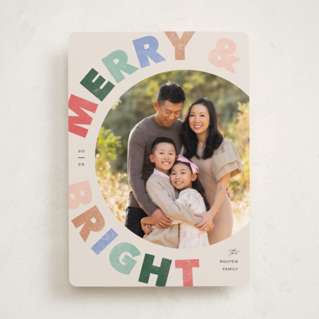 "Merry-go-round" - Holiday Cards in Funfetti by Pixel and Hank - Front