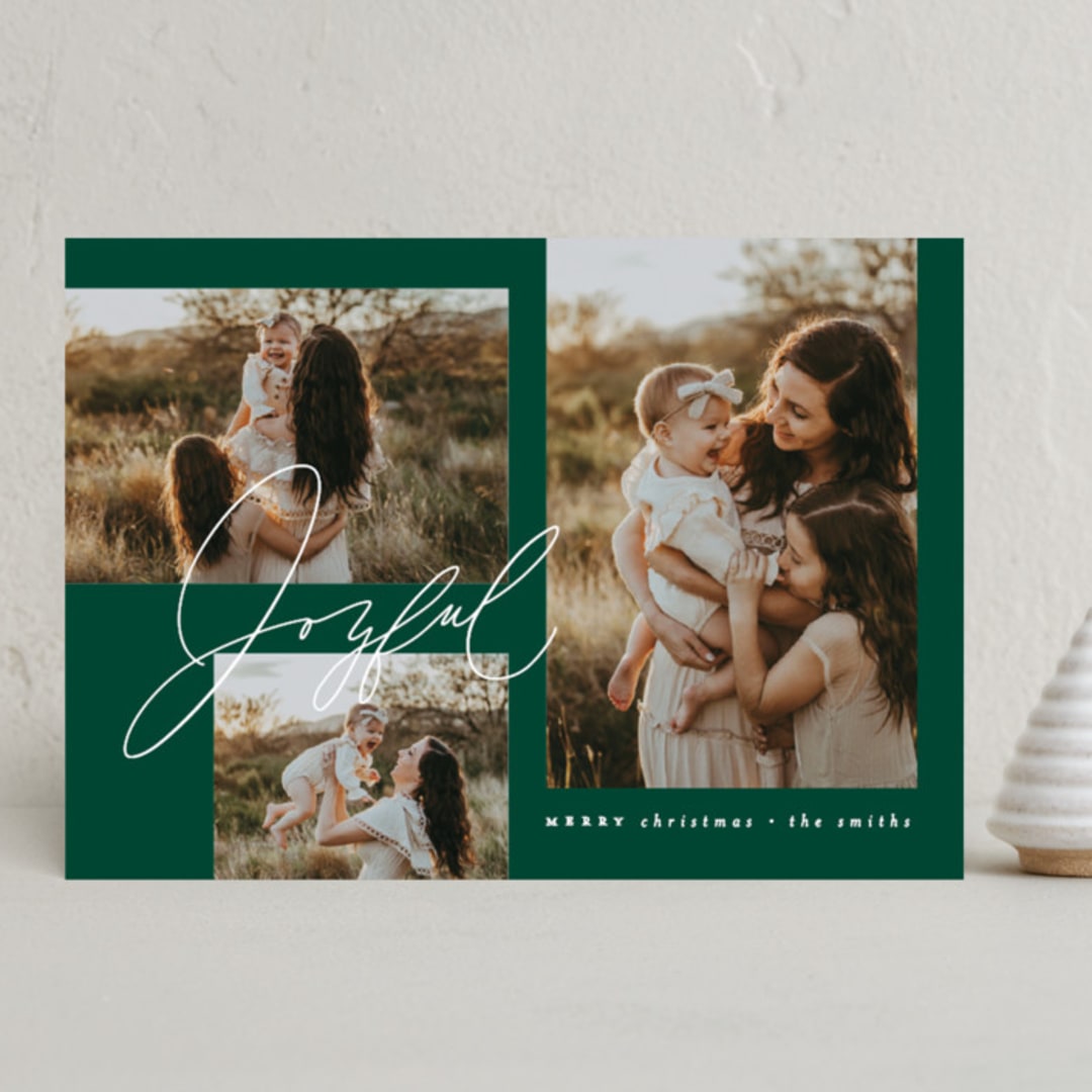 "Edit" - Holiday Cards in Forest by Everett Paper Goods - Front