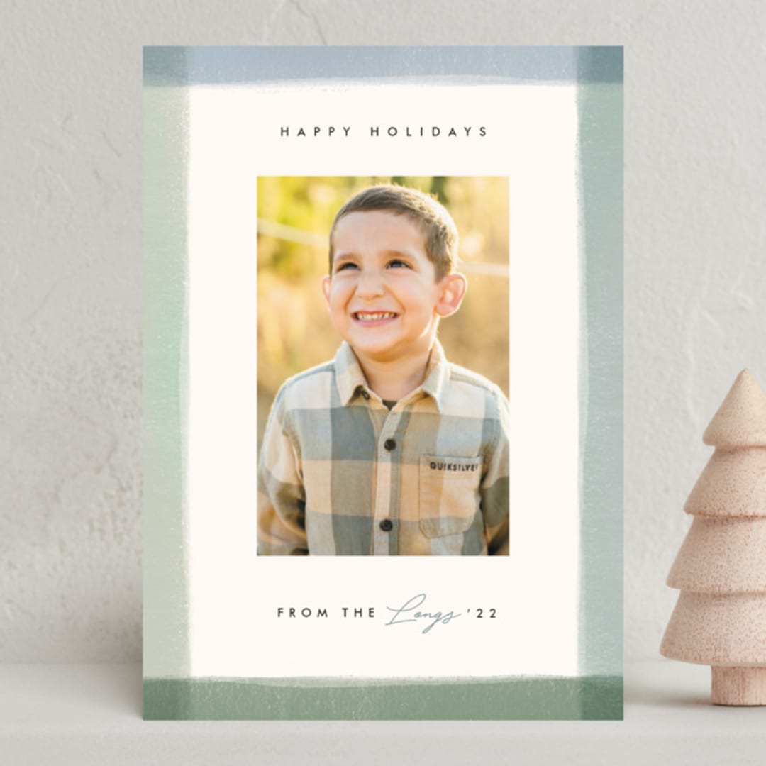 "Edge Dip" - Holiday Cards in Oceana by Julie Murray - Front