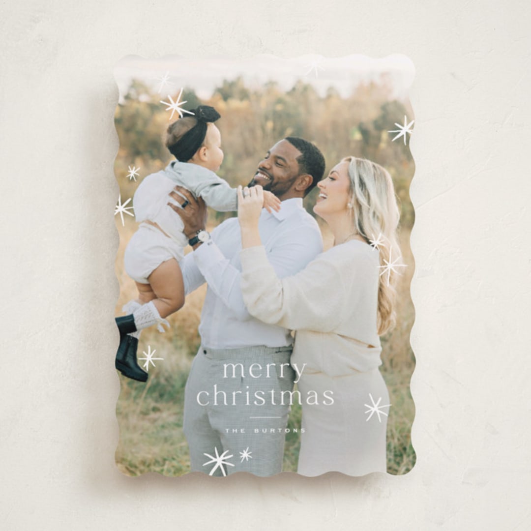 "Twinkle!" - Holiday Cards in Snow by Wildfield Paper Co - Front