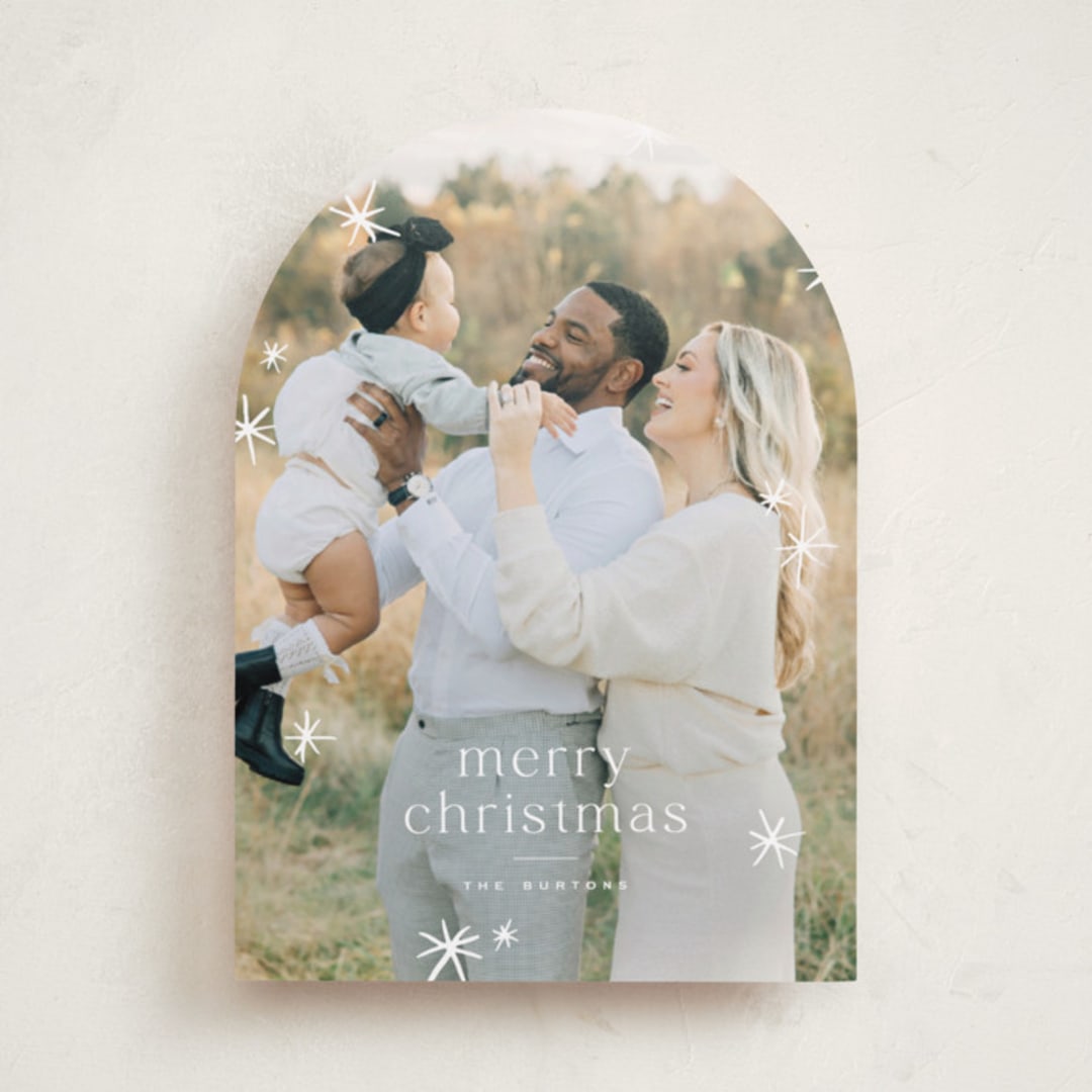 "Twinkle!" - Holiday Cards in Snow by Wildfield Paper Co - Front