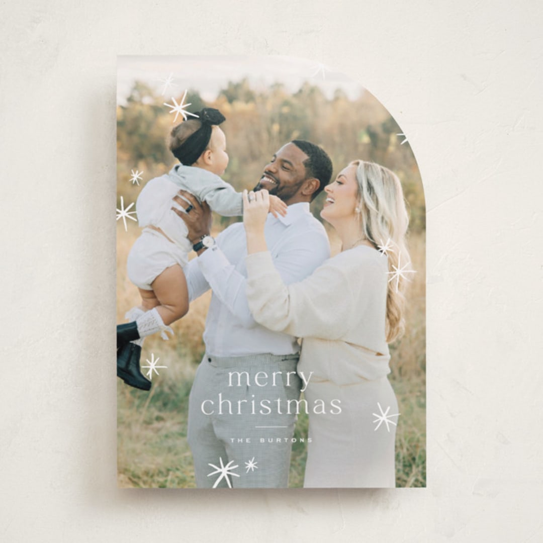 "Twinkle!" - Holiday Cards in Snow by Wildfield Paper Co - Front