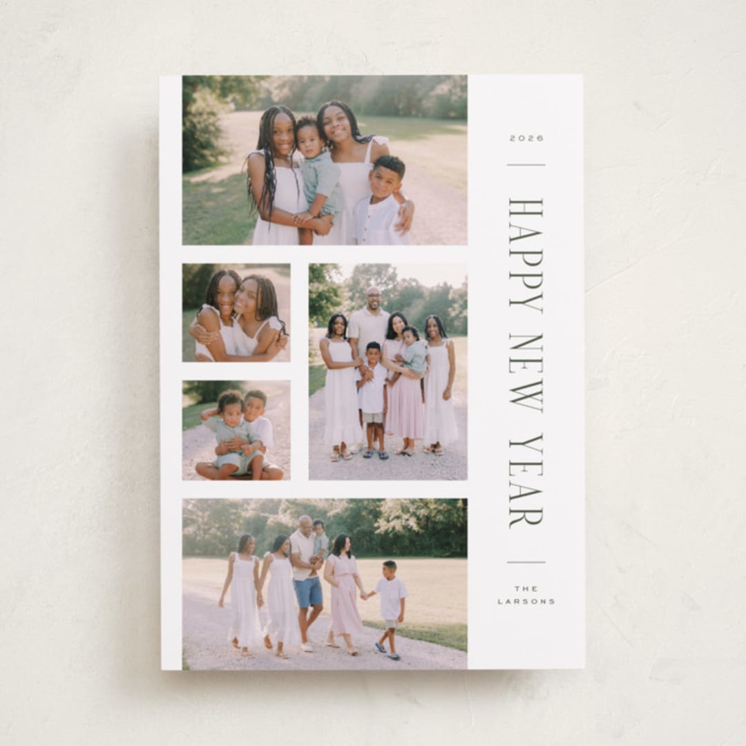 "Sideways Gallery" - Holiday Cards in Fern by Michelle Taylor - Front