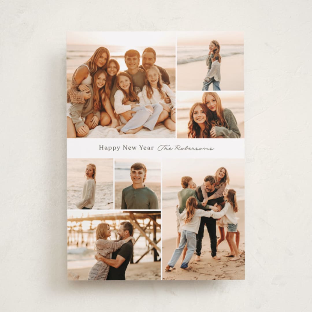 "Our View" - Holiday Cards in Espresso by Cindy Reynolds - Front