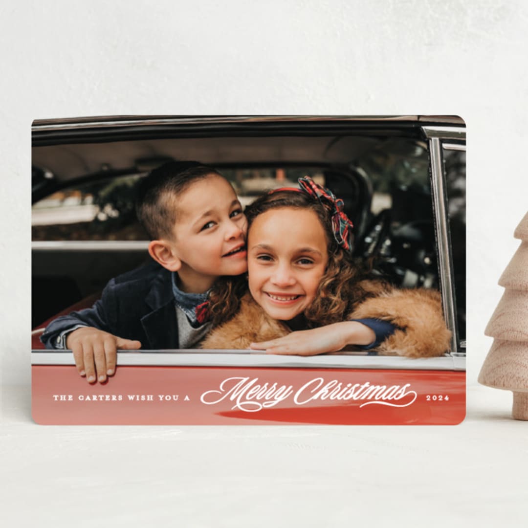 "Simply vintage" - Holiday Cards in Winter by Creo Study - Front