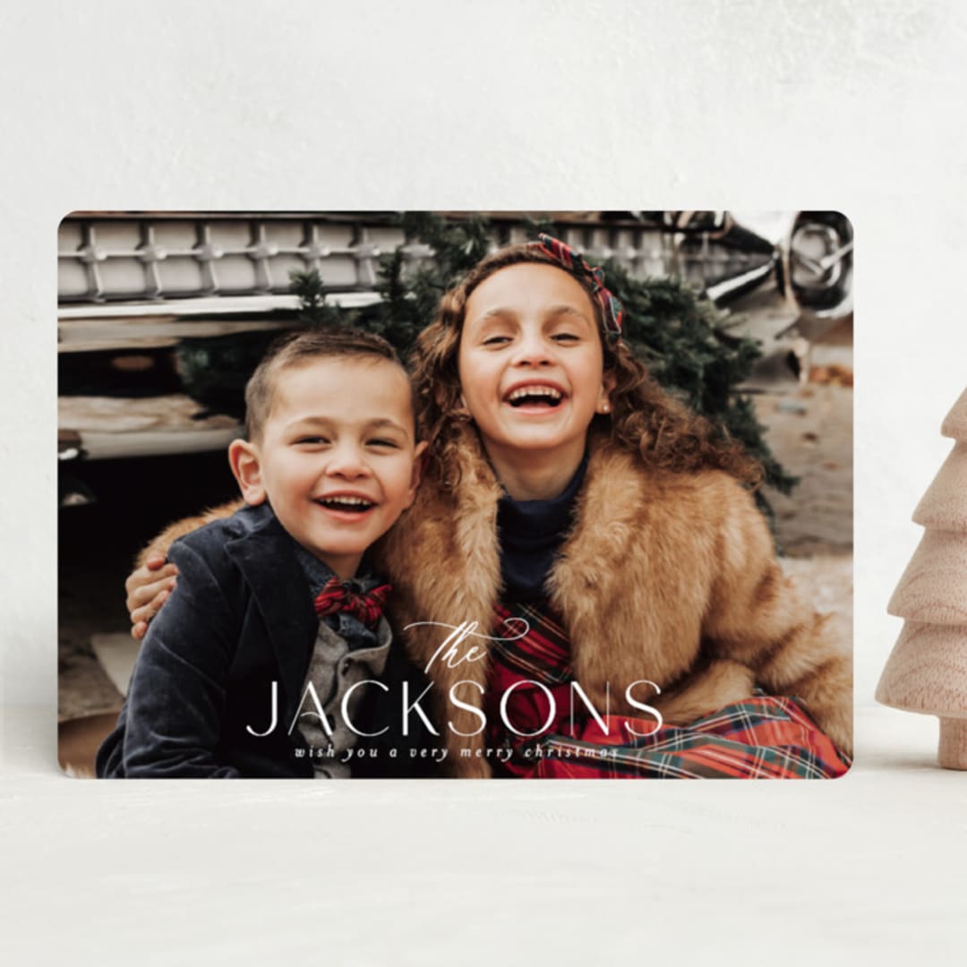 "All our love" - Holiday Cards in Snow by Ashley Iwafuchi - Front