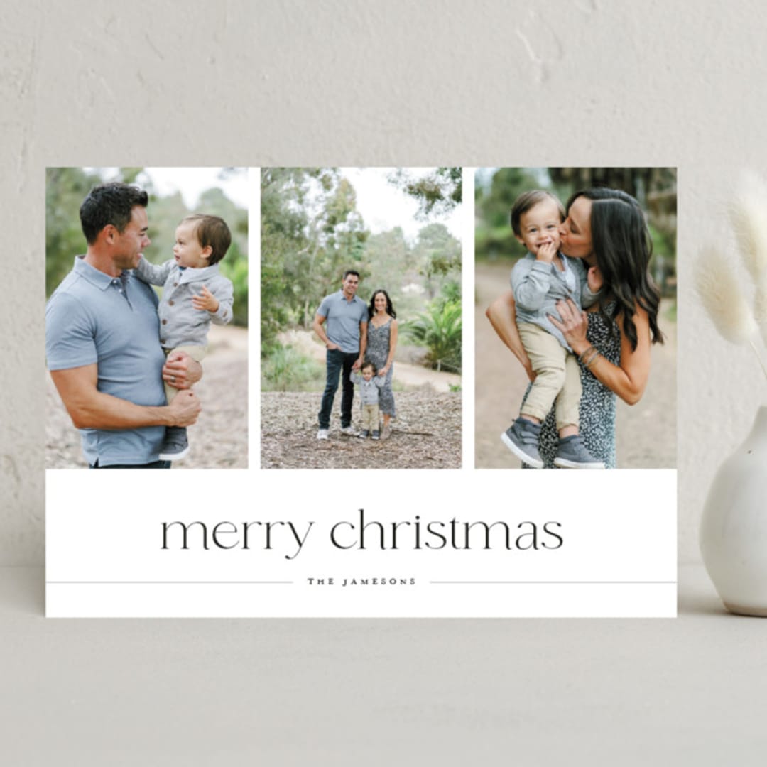 "Holiday Gallery" - Holiday Cards in Snowy by Brittany Braithwaite - Front