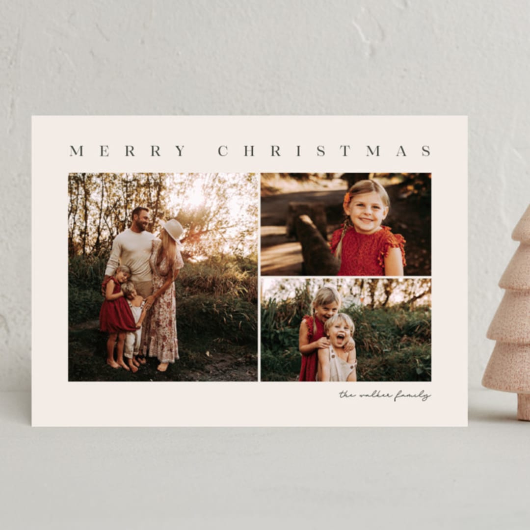 "holiday moments" - Holiday Cards in Coal by Kasia Labocki - Front