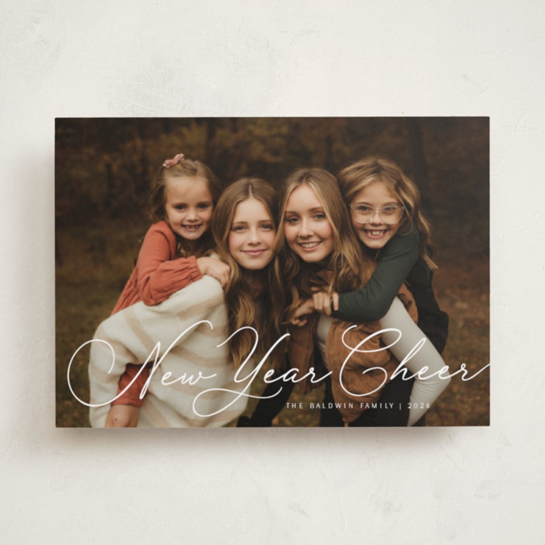 "Warm Sentiment" - Holiday Cards in Snow by Melanie Severin - Front