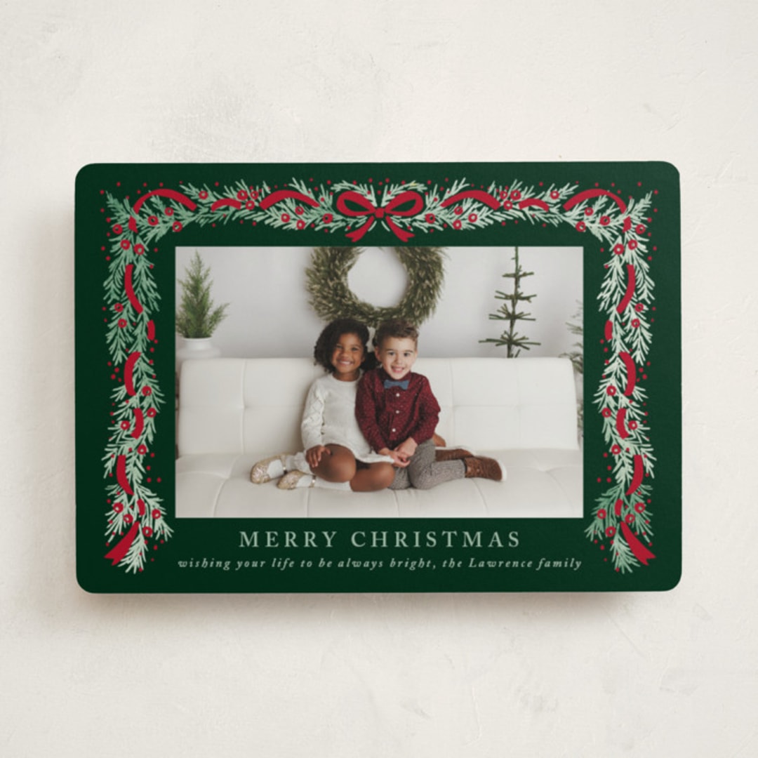 "Timeless" - Holiday Cards in Pine by Petra Kern - Front