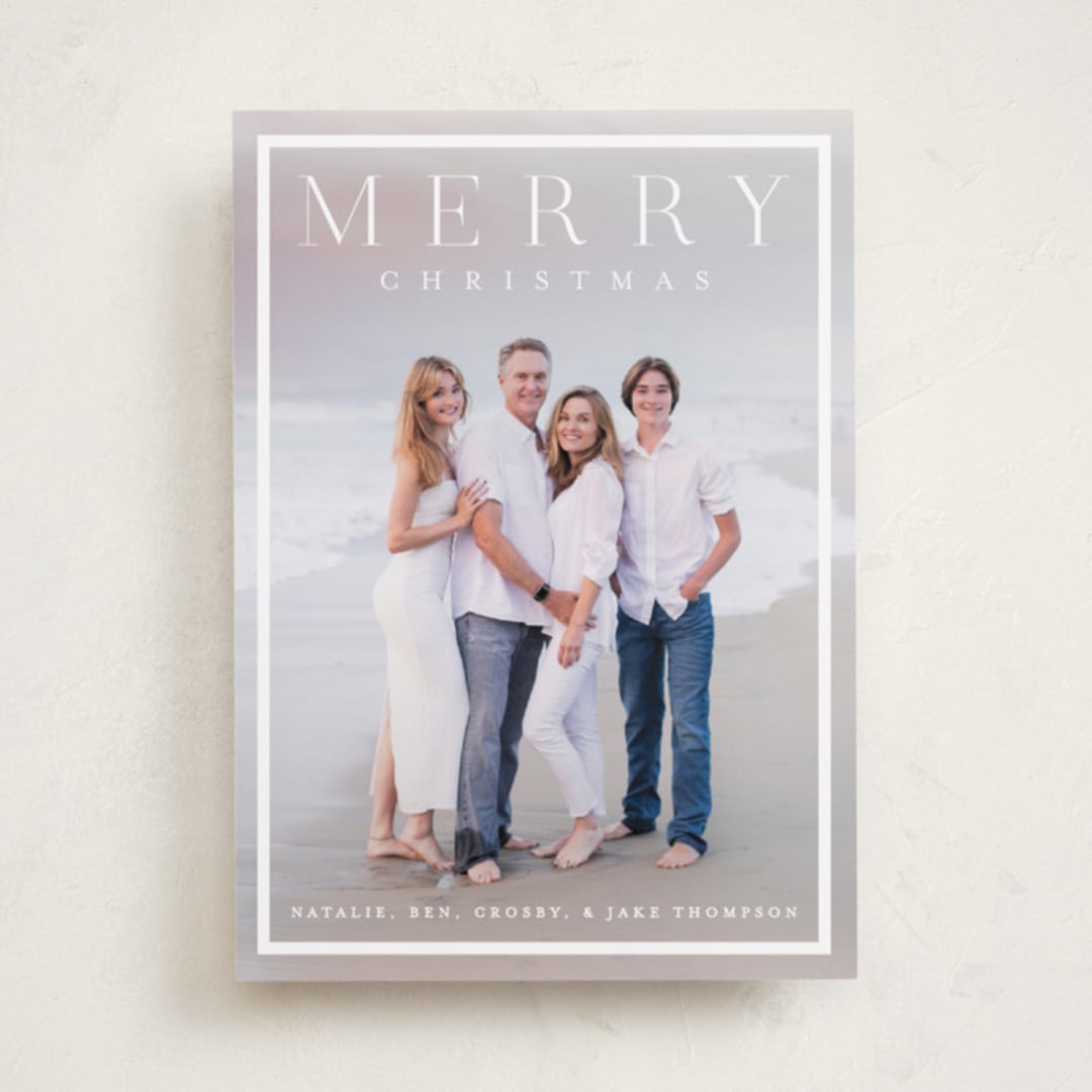 "Bridges" - Holiday Cards in Snow by Amy Kross - Front