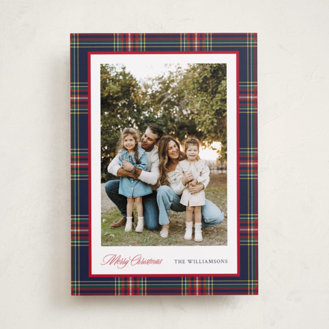 "Navy Baby" - Holiday Cards in Navy by Cindy Reynolds - Front