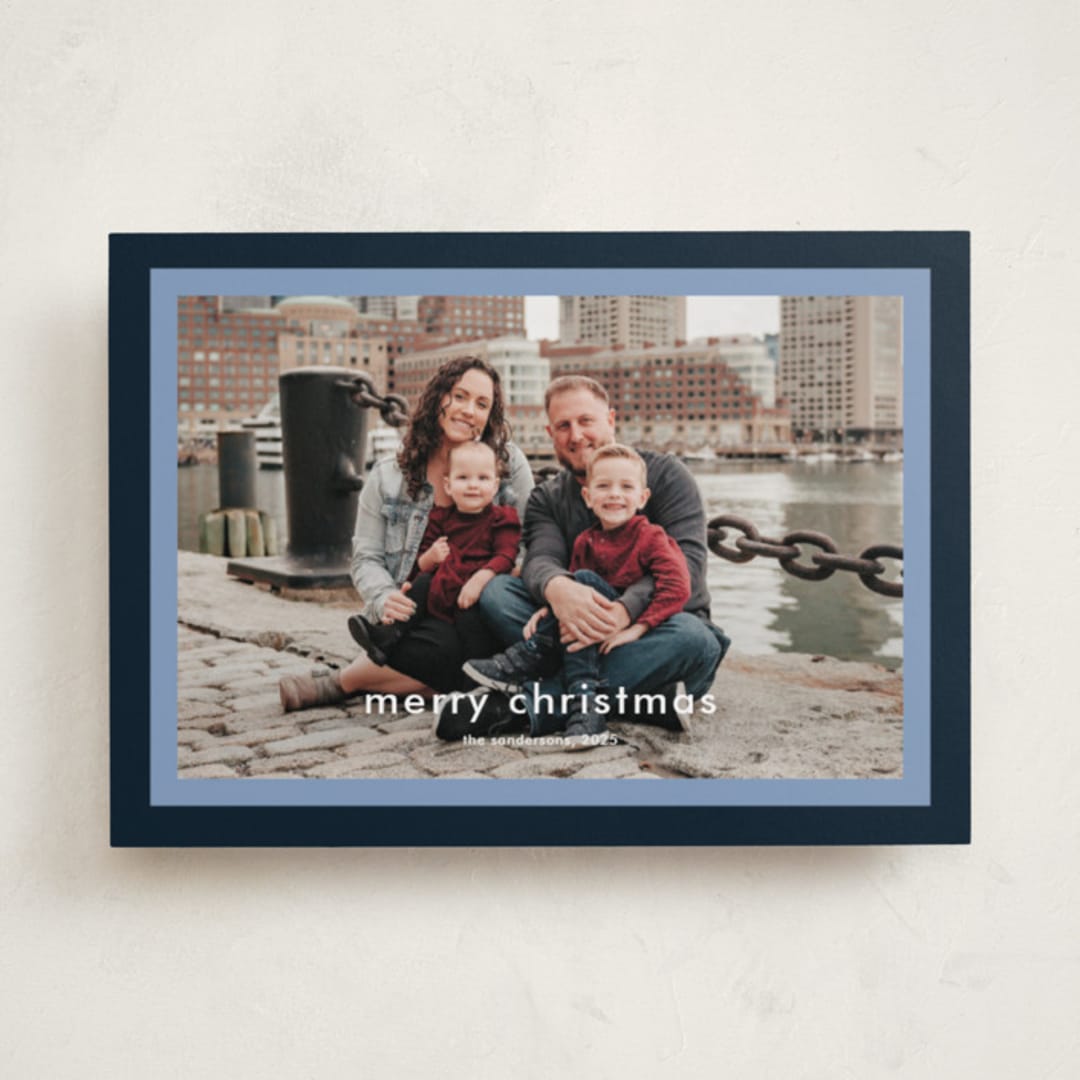 "Modern details" - Holiday Cards in Ink by Stacey Meacham - Front