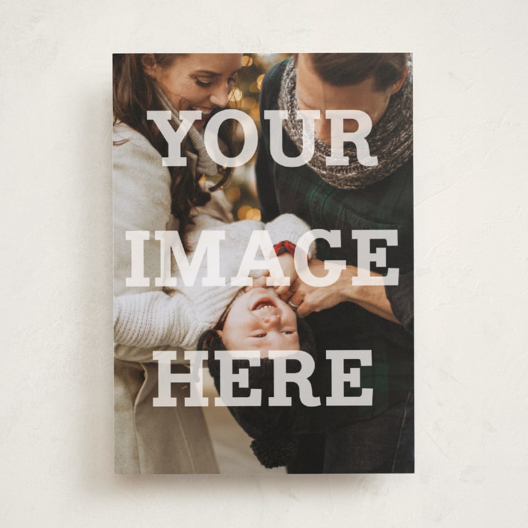 "The Big Picture" - Holiday Cards in Winter by Minted - Front