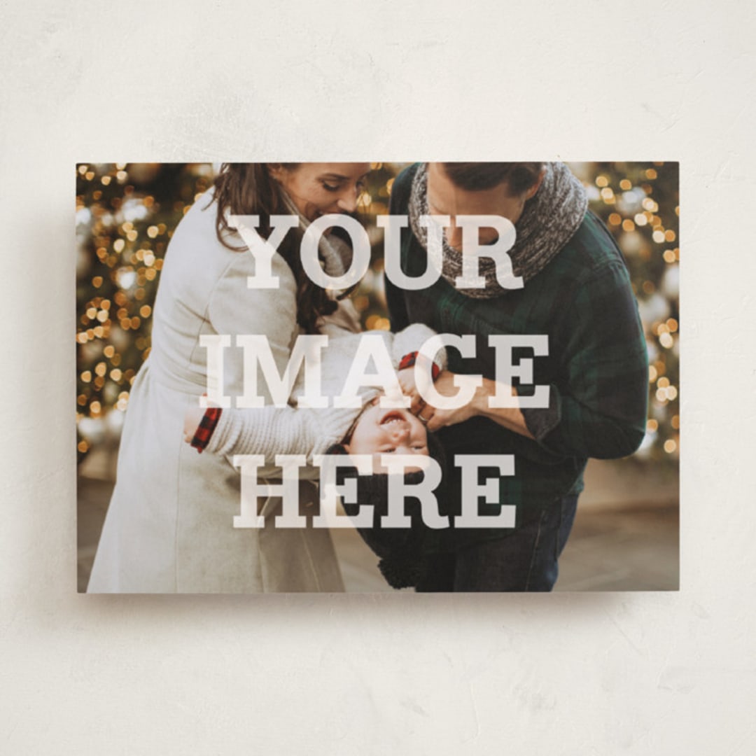"The Big Picture" - Holiday Cards in Winter by Minted - Front