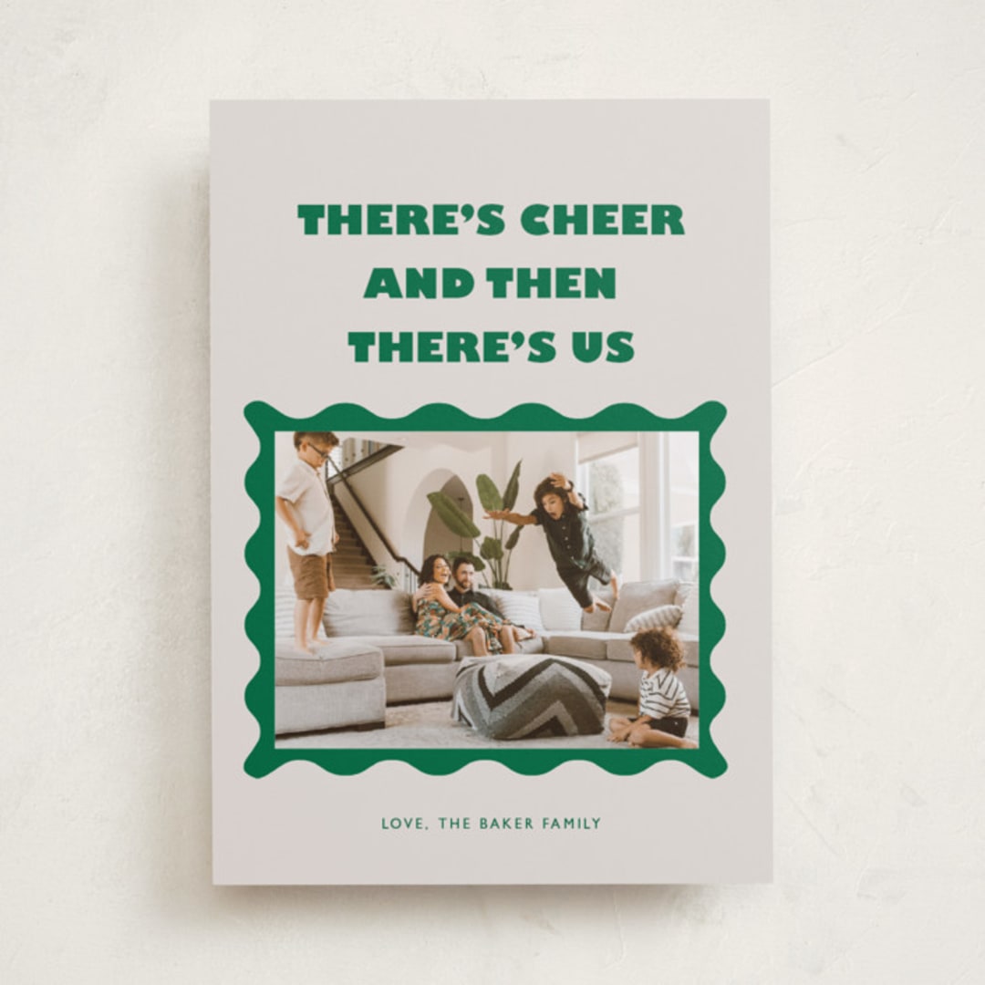 "And Then Us" - Holiday Cards in Pine by Anna Elder - Front