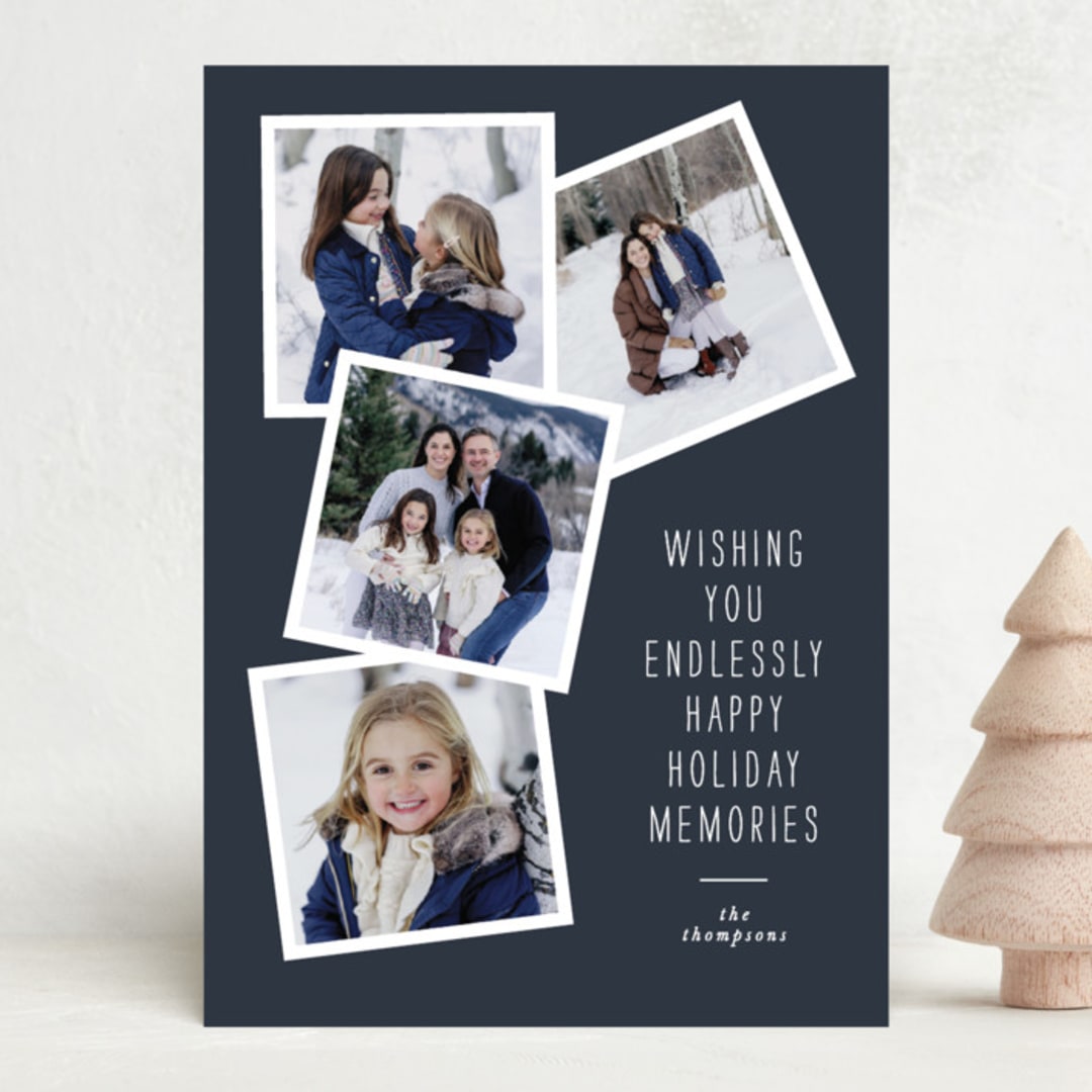 "Endlessly" - Holiday Cards in Coastal by Susan Brown - Front