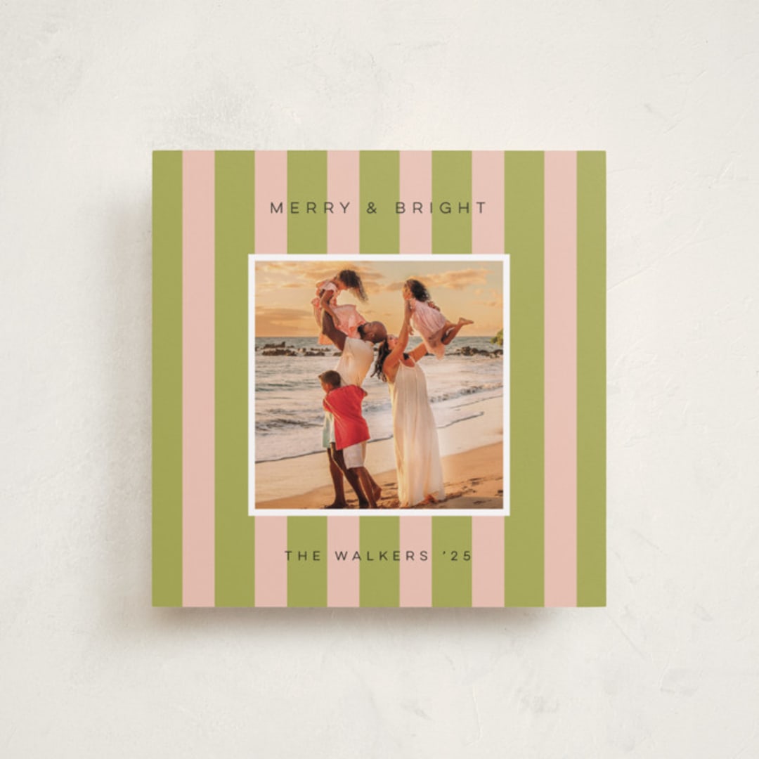 "Cabana" - Holiday Cards in Pear by Morgan Kendall - Front