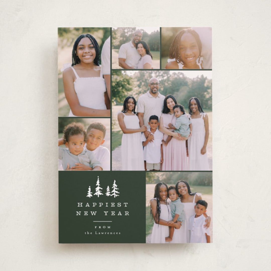 "Among the Pines" - Holiday Cards in Forest by Everett Paper Goods - Front