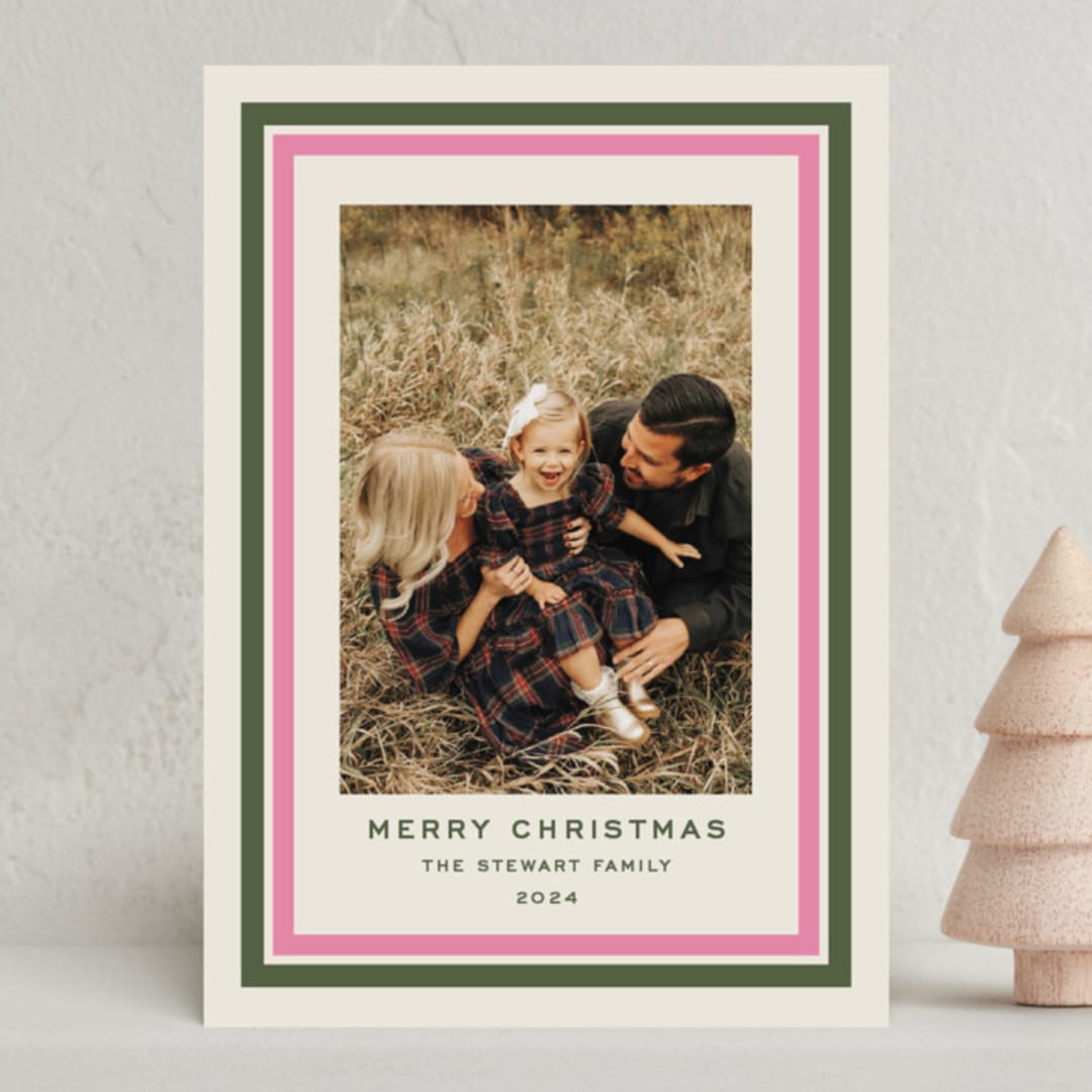 "Hudson" - Holiday Cards in Gumdrop by Megan Davis - Front