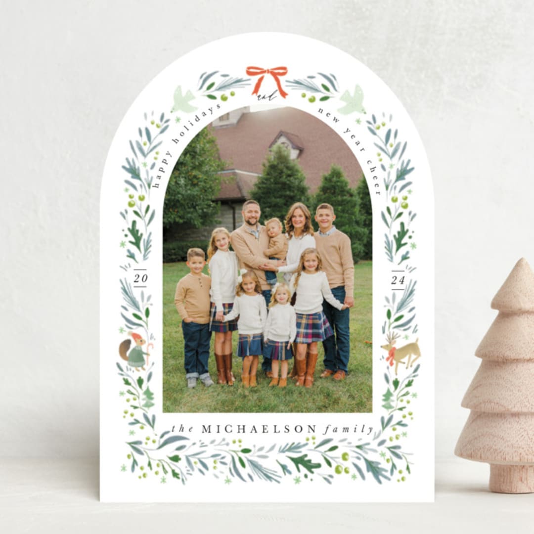 "Woodland Arch" - Holiday Cards in Cypress by Hannah Williams - Front