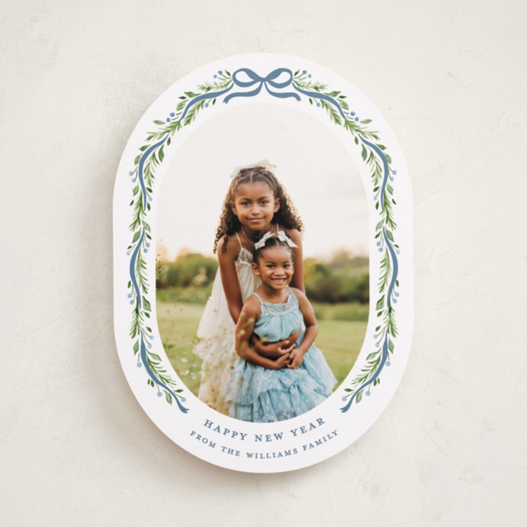 "Frosted" - Holiday Cards in Powder by Sarah Knight - Front